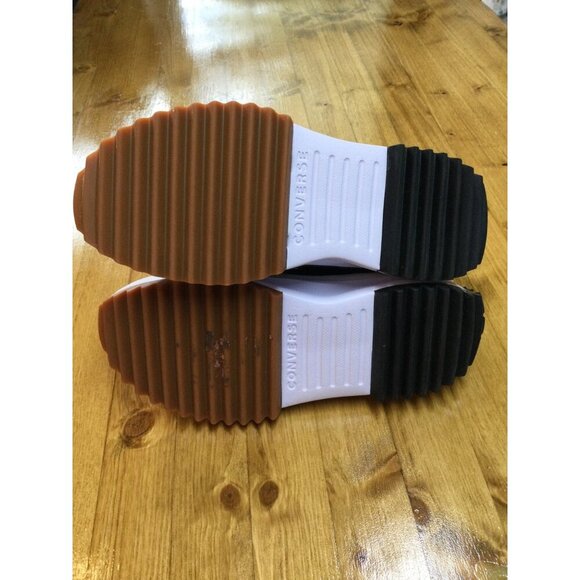 Converse Run Star Hike Platform Sneakers Black White Unisex Size 6.5 M / 8 W - Picture 7 of 8